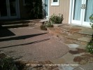 8” ‘Salmon Bay’ Exposed Aggregate with ‘El Dorado’ Flagstone