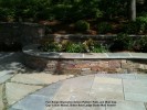 Full Range Bluestone Ashlar Pattern Patio and Wall Cap.  Cap is Bull Nosed. Bitter Root Ledge Stone Wall Veneer